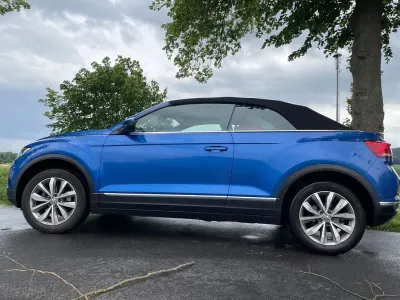 Gebraucht VW T-Roc Cabriolet Style 150 PS (110 kW) 2020 Blau Cabrio