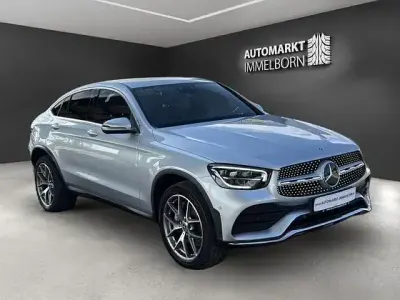 Usata Mercedes GLC300e AMG 320 CV (235 kW) 2021 Argento Coupé