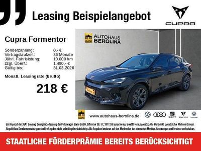 Neu Cupra Formentor 204 PS (150 kW) 2026 Schwarz SUV