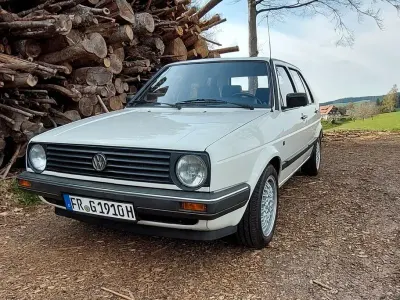 Gebraucht VW Golf II 69 PS (50 kW) 1989 Weiß Kleinwagen