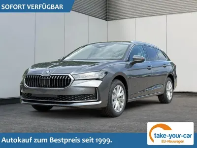 Neu Skoda Superb Selection 150 PS (110 kW) 2025 Onyxschwarz metallic Kombi