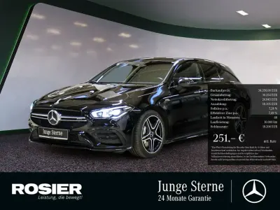 Brugt Mercedes CLA35 AMG AMG 306 HK (225 kW) 2021 Sort Stationcar