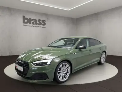 Gebraucht Audi A5 Advanced Plus 265 PS (194 kW) 2023 Distriktgrün metallic Coupé