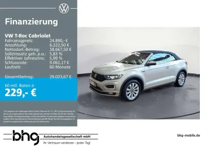 Gebraucht VW T-Roc R-line 150 PS (110 kW) 2021 Ivory silver metallic/schwarz SUV