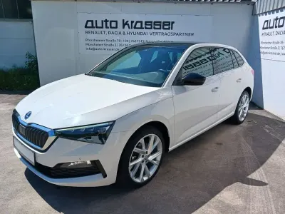 Gebraucht Skoda Scala Style 116 PS (85 kW) 2019 Weiß Kleinwagen