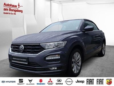 Gebraucht VW T-Roc Cabriolet R-line 150 PS (110 kW) 2021 Grau Cabrio