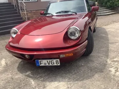 Gebraucht Alfa Romeo Spider 120 PS (88 kW) 1990 Rot Cabrio