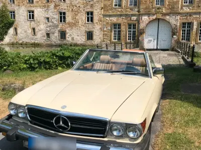 Gebraucht Mercedes SL380 155 PS (114 kW) 1984 Weiß Cabrio