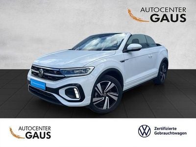 Gebraucht VW T-Roc Cabriolet R-line 150 PS (110 kW) 2024 Weiß Cabrio