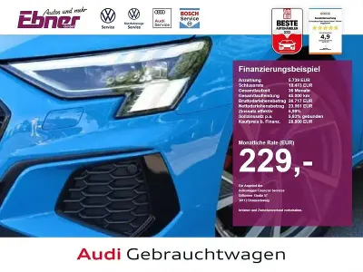 Gebraucht Audi A3 Sportback 150 PS (110 kW) 2022 Blau Kleinwagen