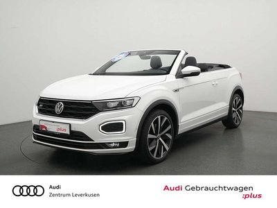 Gebraucht VW T-Roc Cabriolet R-line 150 PS (110 kW) 2021 Weiss Cabrio