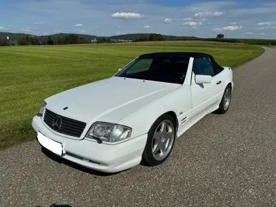 Gebraucht Mercedes SL500 AMG 320 PS (235 kW) 1997 Weiß Cabrio
