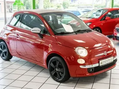Second-hand Fiat 500C Lounge 69 CP (50 kW) 2014 Roșu Cabrio