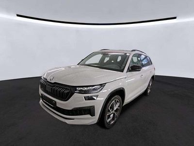 Steelgrau Gebraucht 2022 Skoda Kodiaq SportLine SUV | 34.900 € (Etwas zu teuer)