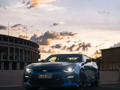 Gebraucht Chevrolet Camaro SS 461 PS (339 kW) 2017 Blau