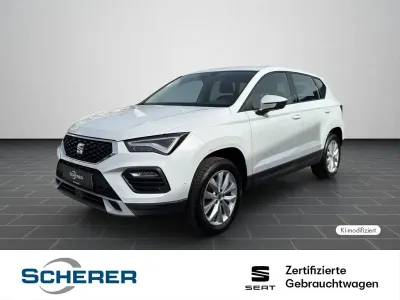 Gebraucht Seat Ateca Style 150 PS (110 kW) 2022 Nevada weiß metallic (metallic) SUV