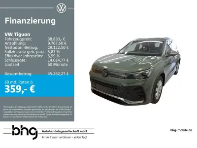 Gebraucht VW Tiguan R-line 150 PS (110 kW) 2025 Grün SUV