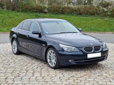 Brugt BMW 525 218 HK (160 kW) 2008 Blå Sedan