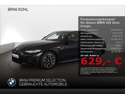 Gebraucht BMW 420 Comfort Edition 184 PS (135 kW) 2024 Schwarz Coupé