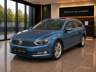 Gebraucht VW Passat 120 PS (88 kW) 2015 Blau Kombi