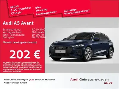 Gebraucht Audi A5 204 PS (150 kW) 2025 Firmamentblau metallic Kombi
