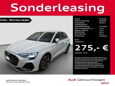 Gebraucht Audi A3 S-Line 150 PS (110 kW) 2025 Gletscherweiß metallic Limousine