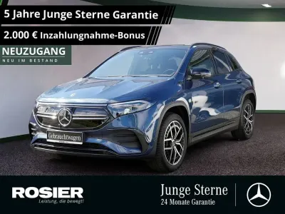 Gebraucht Mercedes EQA250 AMG line 139 kW (190 PS) 2022 Blau / denimblau (metallic) SUV