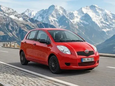 Gebraucht Toyota Yaris Cool 87 PS (63 kW) 2008 Rot Kleinwagen