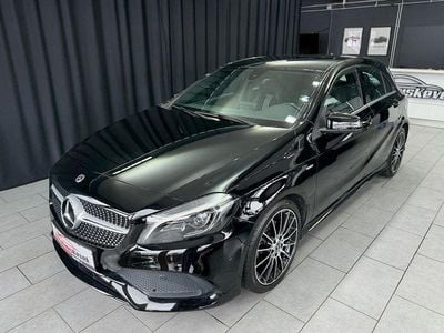 Gebraucht Mercedes A200 AMG line 136 PS (100 kW) 2017 Schwarz Limousine