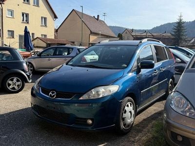 Gebraucht Mazda 5 Exclusive 116 PS (85 kW) 2007 Blau Van / Kleinbus