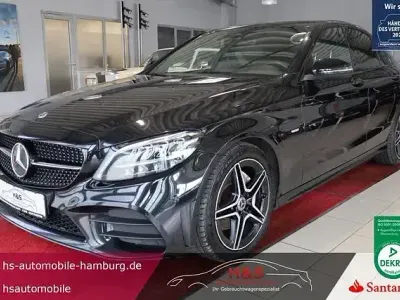 Gebraucht Mercedes C220 Night 194 PS (142 kW) 2020 Obsidianschwarz  lack Limousine