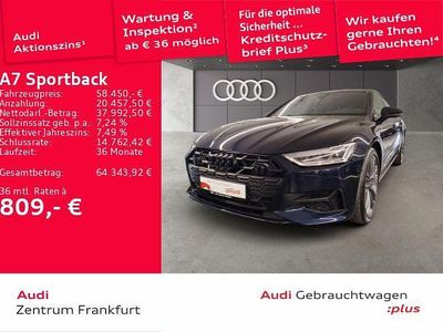 Gebraucht Audi A7 Sport 299 PS (219 kW) 2025 Firmamentblau metallic/firmame Limousine