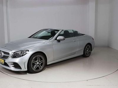 Gebraucht Mercedes C220 AMG line 194 PS (142 kW) 2021 Inidiumsilber Cabrio