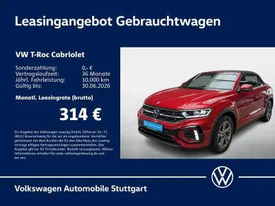 Gebraucht VW T-Roc Cabriolet R-line 150 PS (110 kW) 2025 Rot Cabrio