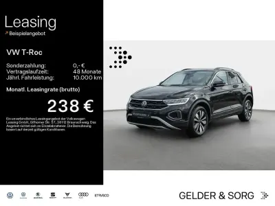 Gebraucht VW T-Roc Life 116 PS (85 kW) 2024 Schwarz SUV