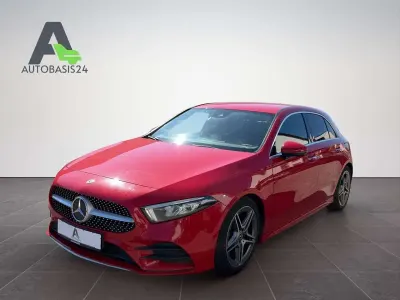 Gebraucht Mercedes A200 AMG line 150 PS (110 kW) 2019 Rot Limousine