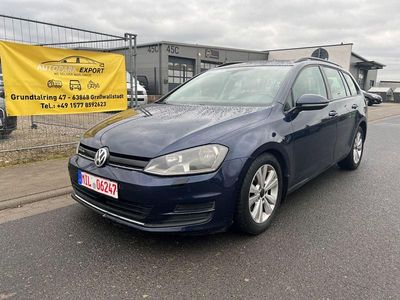Gebraucht VW Golf VII Comfortline 110 PS (80 kW) 2014 Night blue metallic Kombi