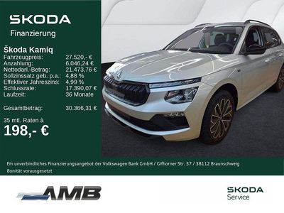 Gebraucht Skoda Kamiq Tour 150 PS (110 kW) 2025 Silber SUV