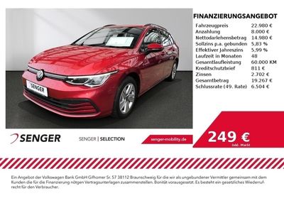 gebraucht VW Golf VIII GolfVariant 1.0 eTSi Life DSG Navi App Co.