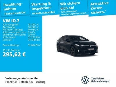 Brugt VW ID.7 GTX 250 kW (340 HK) 2025 Sort Sedan