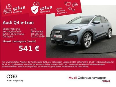 Geysirblau metallic Gebraucht 2025 Audi Q4 e-tron S-Line SUV | 48.490 € (Etwas zu teuer)
