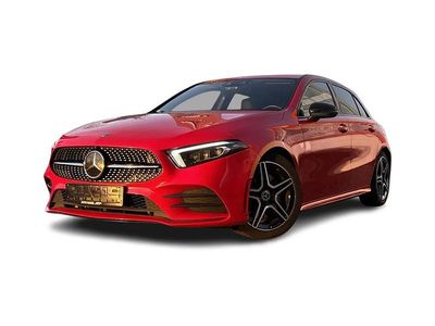 Second-hand Mercedes A250 AMG line 224 CP (164 kW) 2018 Roșu Berlinǎ