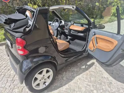 Gebraucht Smart ForTwo Cabrio Passion 61 PS (44 kW) 2004 Schwarz Cabrio