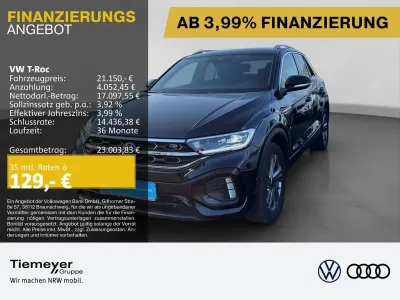 Usata VW T-Roc R-line 110 CV (80 kW) 2023 Nero SUV