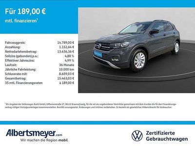 Usata VW T-Cross Life 95 CV (69 kW) 2020 Grigio SUV