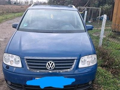 Gebraucht VW Touran 140 PS (102 kW) 2003 Blau Van / Kleinbus