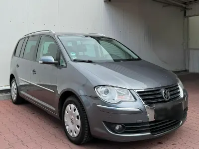 Gebraucht VW Touran 105 PS (77 kW) 2007 Schwarz Van / Kleinbus