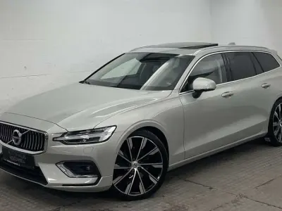 Brugt Volvo V60 Inscription 197 HK (144 kW) 2022 Sølv Stationcar