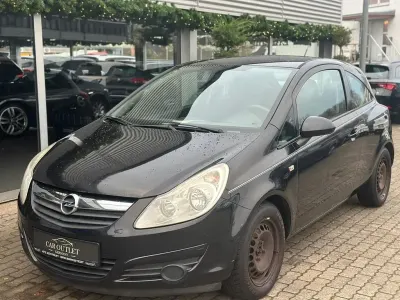 Gebraucht Opel Corsa Edition 80 PS (58 kW) 2008 Schwarz Kleinwagen