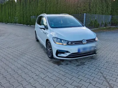 Gebraucht VW Touran R-line 150 PS (110 kW) 2016 Weiß Van / Kleinbus
